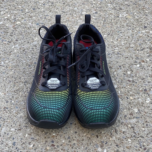 Skechers Uno Comp Toe Sneaker Work Shoe Women's size 9.5 - Picture 4 of 8